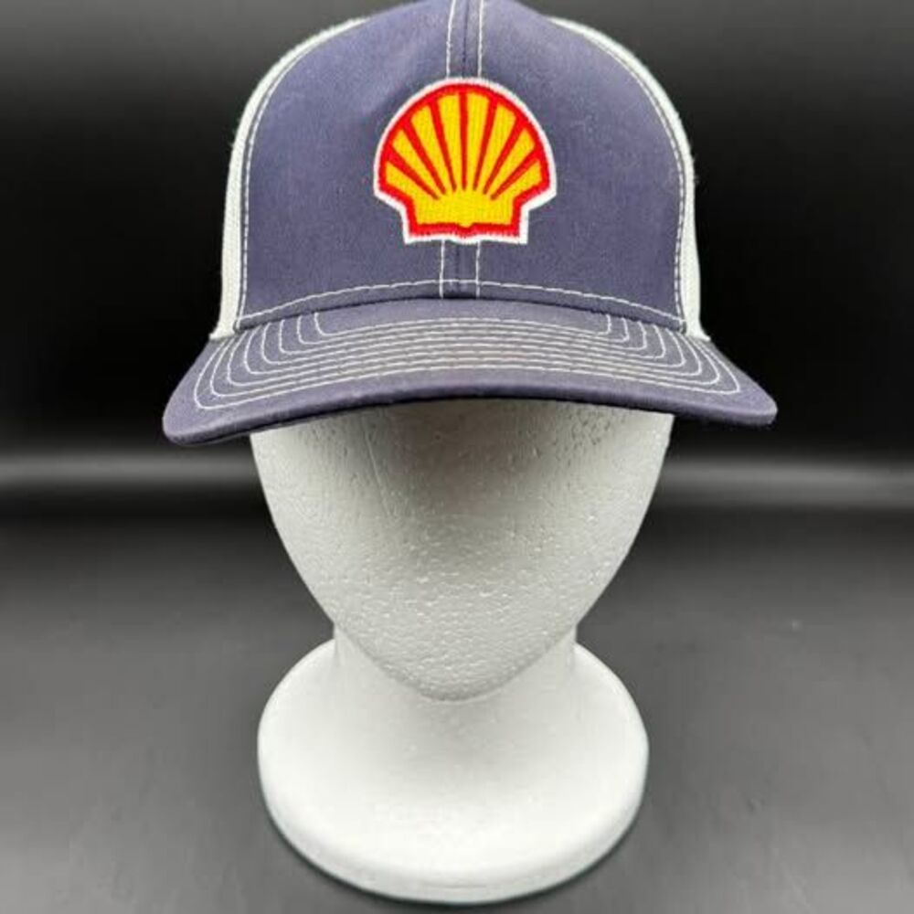 Shell Pennsylvania Chemicals Trucker Hat Platinum Series Snapback Logo Cap
